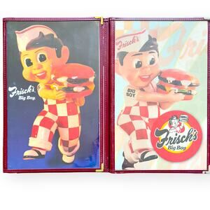 Vintage Frisch’s Big Boy Menu (2003 & 2013 ) Diner Lot o2 XL Trifold Cincinnati